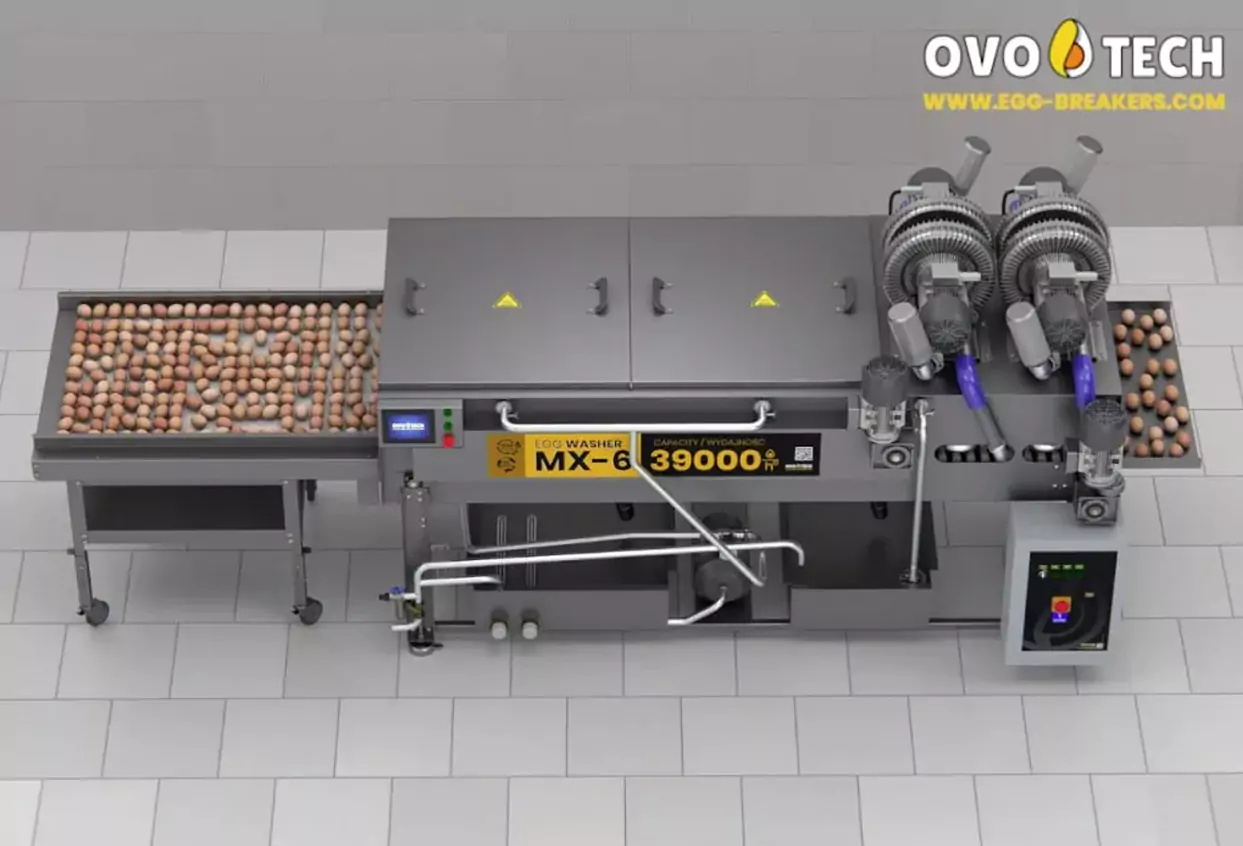 промышленная машина для мойки яиц МX-6 Ovo tech